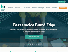 Tablet Screenshot of bazaarvoice.com