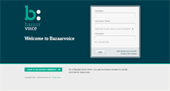 Desktop Screenshot of login.bazaarvoice.com